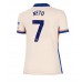 Maillot de foot Chelsea Pedro Neto #7 Extérieur vêtements Femmes 2024-25 Manches Courtes